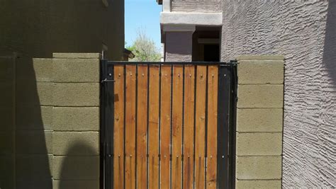 gates for block wall enclosures